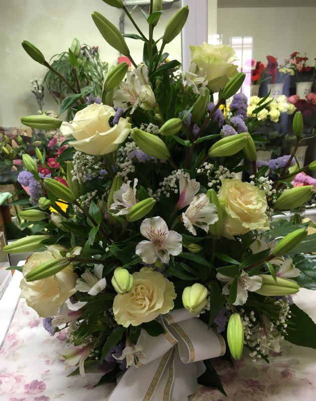 Smuteční vypichovaná kytice Rozloučení