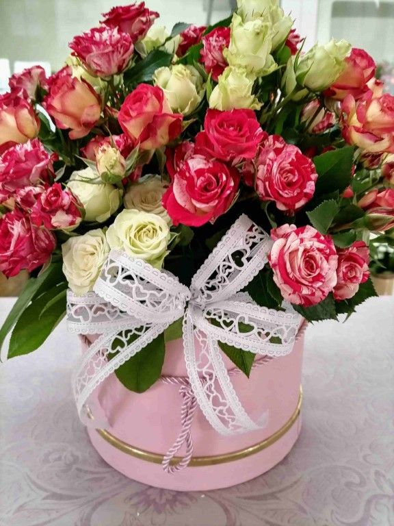 Květinový box Rosa